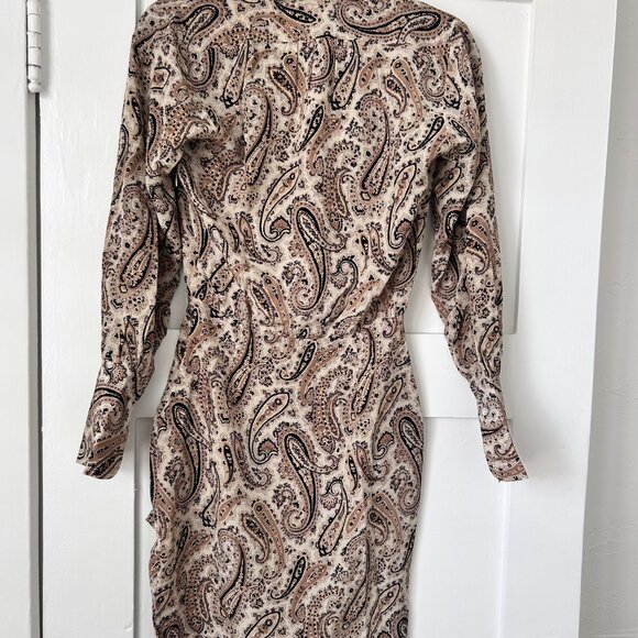 Nili Lotan: Silk Knee-Length Dress, Size: XS, 0 - Picture 5 of 7